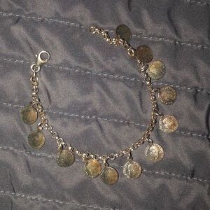 Sterling Silver Coin Bracelet